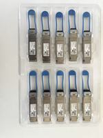 Transceiver Juniper QSFP-100G-LR4-S QSFP28 100GBASE LR4 Konektor LC 10km SMF Fiber Ethernet untuk Penggunaan Stasiun Basis Ethernet, Garansi 1 Tahun