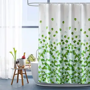 Augen schutz Polyester-Duschvorhang-Set wasserfest bunte Herbst-Badezimmer-Duschvorhang-Stoff