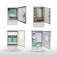Armoire de distribution de fibres optiques 96/144/288/576 fibres SMC/Acier inoxydable, Armoire de connectivité optique FTTH