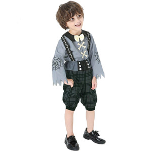 XJ PLAYFUL <strong>GHOST</strong> - Jovial <strong>Ghost</strong> <strong>Spider</strong> Fairy Trickster Party Braided Pants Zombie <strong>Costume</strong> Boy - Product Image 1