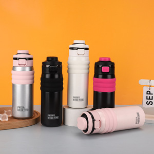Bouncing Cup Stainless Steel Tumbler 316 Insulated Portable Travel Mug With Straw Sports Outdoor Use - Product Image 1