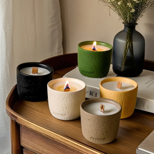 Maßgefertigte Natürliche Sojawachs-Ornamente für Ladenpräsentation und Feiertagsgeschenk-Sortiment Duftkerzen - Product Image 1