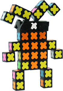 새로운 플라스틱 핸드 피젯 스피너 자석과 기둥이 있는 마그네틱 큐브 - Product Image 4