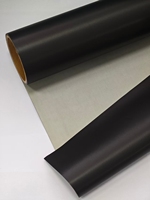 Flammhemmender Leitfähiger Heißschmelzstoff Schwarz Cu-Ni-beschichtetes Polyester für Handy-EMI-Abschirmung und statische Erdung