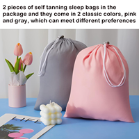 Drap de lit autobronzant réutilisable pour le corps, respirant et léger