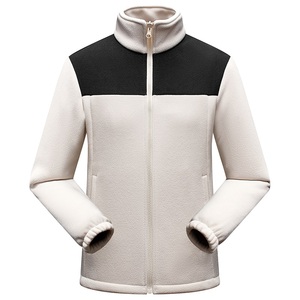 Polar velo casaco outono e inverno ao ar livre dupla face velo engrossado Unisex <span class=keywords><strong>Cardigan</strong></span> <span class=keywords><strong>Hoodie</strong></span> forro velo casaco para Unisex - Product Image 5
