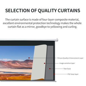 60 Inch Của Nhãn Hiệu Màn Hình Chiếu Chuyên Nghiệp Màn Hình Máy Chiếu Matte Trắng 60 Inch 16:9 Định Dạng Với Giá Tốt - Product Image 4