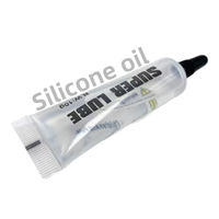 Graisse silicone haute température pour caoutchouc, lubrifiant haute température pour machines/joints/joints prolonge la durée de vie des joints 10g-500g Pack