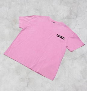 Camiseta Casual para Hombre, de Alta Calidad, Poliéster/Algodón, con Logotipo Personalizado, Talla Grande, Estilo Hip Hop, Transpirable, Diseño Oversize - Product Image 4