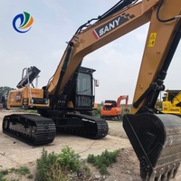 Excavatrice SANY 215 SY215 21t d'occasion, excavatrice lourde d'occasion, matériel de construction