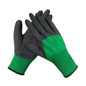 Hand Protection Safety Work Labor Anti-Slip Breathable Flexible Latex Coated <b>Knit</b> Wrist Work <b>Gloves</b> - Product Image 2