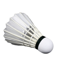 Volant de badminton professionnel léger en plumes de canard LS100 – Contrôle excellent, équilibre optimal, retour rapide et clair