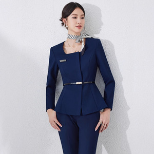 Women's Professional Work Suit Long Sleeve Polyester Comfortable Office Uniform For Jewelry Store Hotel Beauty Salon - Product Image 3