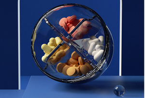Pastillero Portátil con 7 Compartimentos, Organizador de Vitaminas, Capacidad para Muchos Suplementos, Estuche de Viaje para Guardar Pastillas - Product Image 2