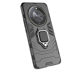 Para Honor <span class=keywords><strong>Magic</strong></span> <span class=keywords><strong>6</strong></span> <span class=keywords><strong>Lite</strong></span> X9B soporte de anillo a prueba de golpes funda de armadura magnética Shiled funda de teléfono con soporte de Metal de silicona para Honor 100 90 - Product Image 3