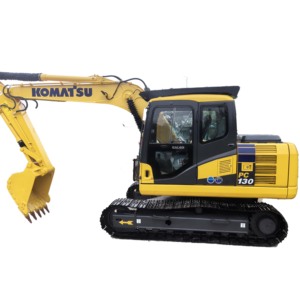 Second-Hand Komatsu PC130 13Ton Crawler Excavator, Made in Japan, CE Certified, Kubota Bucket, Ideal for Small-Scale Projects - Product Image 1