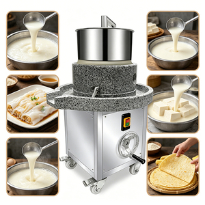 Molino <span class=keywords><strong>de</strong></span> Piedra <span class=keywords><strong>de</strong></span> Granito Natural Directo <span class=keywords><strong>de</strong></span> Fábrica, Gama Completa <span class=keywords><strong>de</strong></span> 90W a 1500W para <span class=keywords><strong>Leche</strong></span> <span class=keywords><strong>de</strong></span> <span class=keywords><strong>Soja</strong></span> y Tofu, con Certificación CE - Product Image 1