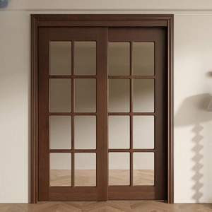 <span class=keywords><strong>Porte</strong></span> <span class=keywords><strong>coulissante</strong></span> et pliante en bois insonorisée de style japonais moderne, <span class=keywords><strong>prix</strong></span> d'usine, finition de qualité supérieure pour appartements - Product Image 2