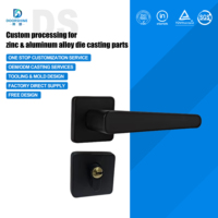 Pièces de corps de serrure en zinc moulé sous pression de haute précision avec une structure stable et une longue durée de vie, pièces durables à haute performance
