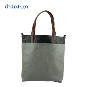 Tyvek bolso bandolera bolsa de compras con <span class=keywords><strong>grandes</strong></span> bolsillos y correa de algodón para los hombres y las mujeres - Product Image 4