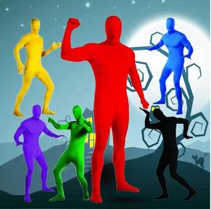 Halloween adulto varios colores divertido capa de invisibilidad segundo ajuste mono traje - Product Image 6