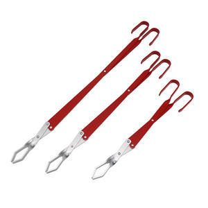 Spatule rouge, outil de raclage, pinces, barbecue, pinces longues, pinces pour le camping en plein air, outils ménagers - Product Image 2