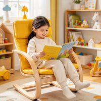 Chaise Enfant en Bois Haute Performance pour Vente en Gros, Chaise Simple Moderne avec Accoudoirs, Fauteuil Personnalisé pour Maternelle et École Maternelle