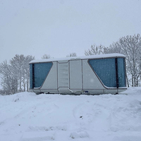 Maison conteneur préfabriquée de luxe moderne, étanche, à énergie solaire, idéale pour la vie et le travail en extérieur – Meilleures ventes