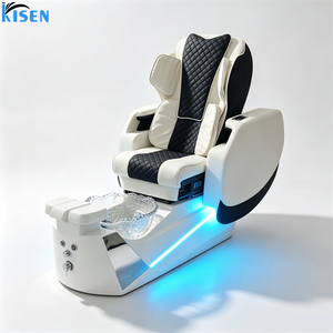 KISEN <b>Pink</b> Luxury pedicure spa massage chair for Nail Salon Modern Foot Pedicure Spa Chairs professional Massage Pedicure Chair - Product Image 4
