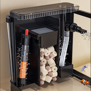 <span class=keywords><strong>Aquarium</strong></span> <span class=keywords><strong>de</strong></span> bureau transparent pour <span class=keywords><strong>poissons</strong></span> avec couvercle carré en plastique écologique pour la maison, le balcon et le salon - Product Image 4
