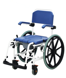 Lichtgewicht Opvouwbare Rolstoel Moderne Rollende Douchestoel Wielen Bed <span class=keywords><strong>Commode</strong></span> Stoel Voor Ouderen Gehandicapten - Product Image 2