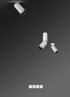 Spot LED carré moderne en aluminium 12W, lumière du jour 6000K, AC 220V, commande par interrupteur