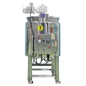 Cosmetic Liquid Production Line Mixing Machine heating high speed homogenizer mixer tank