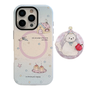 <span class=keywords><strong>Chat</strong></span> mignon support magnétique adapté pour 16 coque de téléphone IPhone17 11 Film 15promax <span class=keywords><strong>pas</strong></span> <span class=keywords><strong>cher</strong></span> en gros 14 anti-dérapant - Product Image 6
