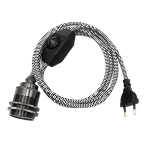 Tùy chỉnh CE đèn ổ cắm dây Set với EU cắm và Dimmer chuyển đổi đèn dây Set cho ánh sáng mặt dây chuyền - Product Image 1