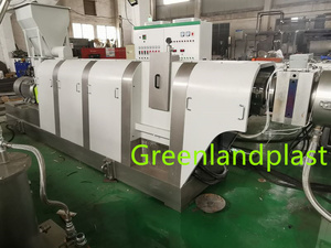 Plastic Recycling Extrusion Machine Pellets Cutting Line Two Stage Recycle <strong>Granuales</strong>