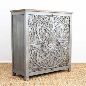 Luxury Design Solid Wooden <b>Sideboard</b> Cabinet Home Furniture <b>Sideboard</b> for Living Room Furniture New Collection Classic Design - Product Image 2