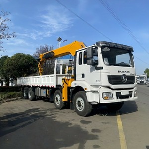 Camion-grue télescopique Shacman H3000 de 14 tonnes 8x4, camion-grue lourd avec fonction de forage - Product Image 3