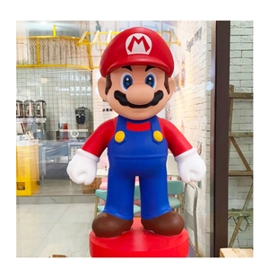 Statue de personnage de <span class=keywords><strong>Mario</strong></span> personnalisée en fibre de verre sculpture <span class=keywords><strong>Mario</strong></span> Brother <span class=keywords><strong>Mario</strong></span> boîte aux lettres - Product Image 2