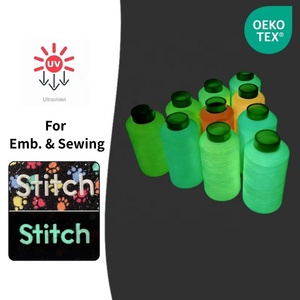 ด้ายปักเรืองแสงในที่มืด โพลีเอสเตอร์ <span class=keywords><strong>100</strong></span>% สำหรับขายส่ง ด้ายเรืองแสง ด้ายเย็บผ้าเรืองแสงในที่มืด - Product Image 1