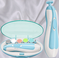 Coupe-ongles personnalisé avec 6 têtes de rechange Accessoires et limes à ongles en ABS pour bébé