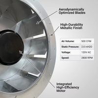 Ventilateur centrifuge arrière AFL B3P470-EC102-017 220V 50/60HZ 470mm EC, équipement de ventilation industrielle à économie d'énergie, OEM
