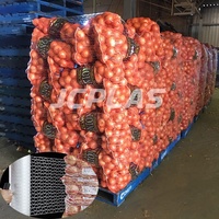 Flexibel Plastic Palletiseernet Voor Groenten Fruit Elastische Ademende Transportverpakking Duurzaam Gaas