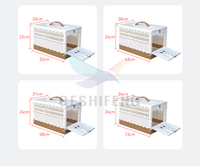 Couleur blanche Formation 32cm 43cm 58cm 73cm Cages Pigeon Maisons de transporteurs/