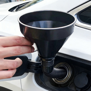 Embudo para añadir aceite de motor y líquido limpiaparabrisas, aditivo para combustible automotriz duradero y a prueba de fugas, flexible y - Product Image 1