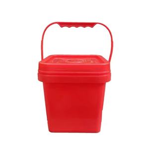 Seau carré en plastique de <span class=keywords><strong>20</strong></span> <span class=keywords><strong>litres</strong></span> avec couvercle à vis Tambour ménager en PP de qualité alimentaire pour le lavage de voiture à essence utilisé comme baril ou canette - Product Image 4