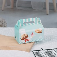 Mousse Portable mille couches gâteau Dessert emballage boîte Style occidental flocon de neige croustillant jetable en relief pour Biscuits