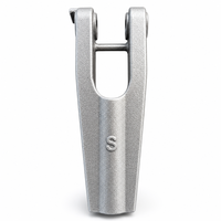 Support en U en fonte ductile GGG50 sur mesure, robuste, en forme de fourche, pour machines industrielles