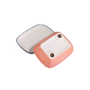Deliziosa <span class=keywords><strong>Portasapone</strong></span> in Ceramica Rosa con Logo Personalizzato e Api Dorate, Moderno ed Ecologico, un Accessorio da Bagno Dolce ed <span class=keywords><strong>Elegante</strong></span> - Product Image 3