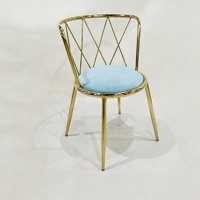 Ensemble de table et chaises de salle à manger modernes en marbre, meubles en métal et velours doux pour l'école, la maison, l'appartement, le restaurant, le salon